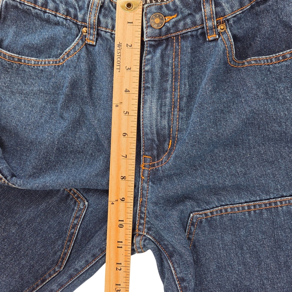 Lioness Carpenter Jeans Womens XS Blue Double Knee Wide Leg Streetwear - Picture 7 of 10